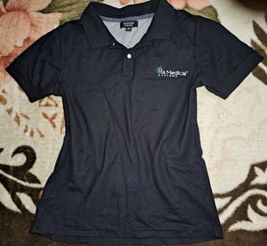 Men's Black Ra Medical Polo Shirt