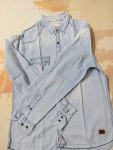 Light Wash Denim Shirt