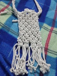 Handmade Macrame Crossbody mobile Bag