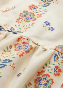 women floral printed empire kurta