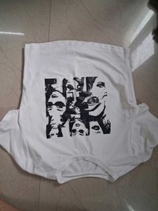 Unique Face Print T-Shirt