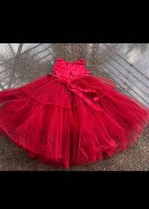 Red Tulle Dress