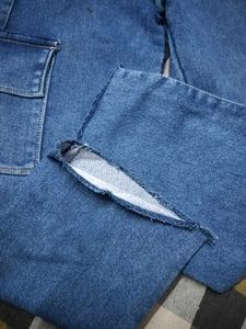 Blue Cargo Jeans