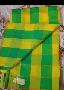 Yellow & Green Plaid Fabric