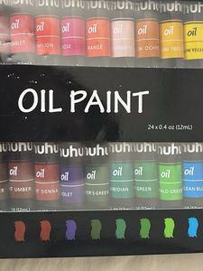 Oil Paint Set - 24 Colors