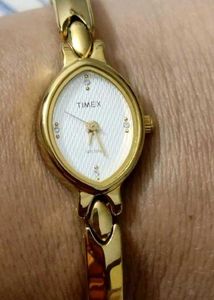 Elegant Gold Timex Women's Watch