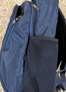 Stylish Navy Backpack with JNU logo
