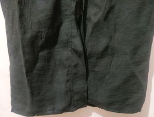 Black Korean Shirt Dress
