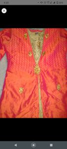 Cort model umbrella gown