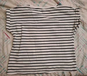 Classic Striped T-Shirt | Rolled sleeve