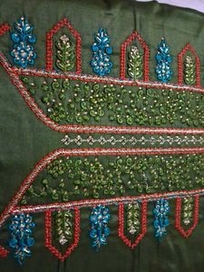 Unstiched Embroidered Kurta Set