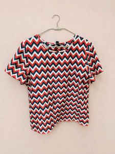 Tommy Hilfiger Chevron Top