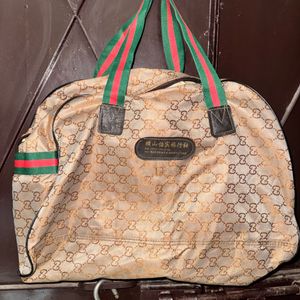 Stylish GG Patterned Travel Bag