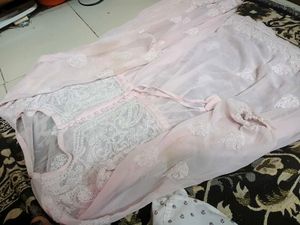 Pretty Pink Embroidered Chikankari Kurti