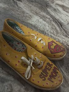 Cute 'Super Mom' Sneakers