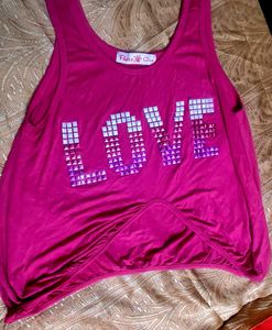 Ruffled LOVE Tank Top