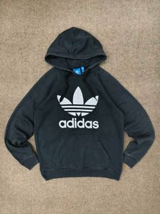 Adidas Black Trefoil Hoodie