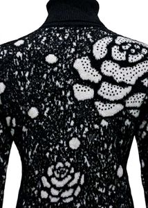 Sparkly Floral Knit Sweater