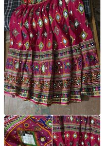 Embroidered Mirror Navratri Garba Chaniya Choli