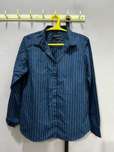 Chic Striped Button-Up Shirt
