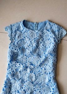 Light Blue Lace Dress