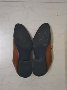 Stylish Brown Perforated Oxford Shoes