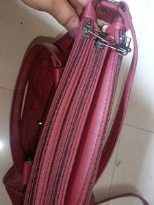 Chic Red Shoulder Bag