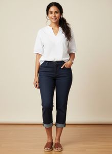 Dark Wash Capris
