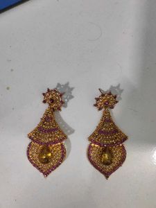 Gold-tone Dangle Earrings