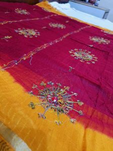 🇳🇿💫🎀 Y2K vintage Elegant Embroidered Red Saree