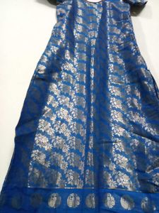 Blue &amp; Silver Kurta