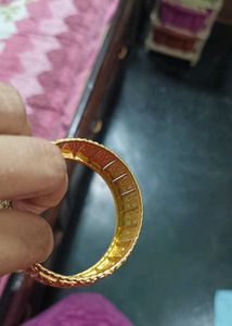 Beautiful Golden Bangle with 5 month warranty