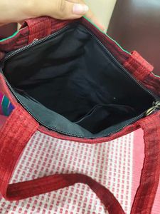 Vibrant Embroidered Tote Bag