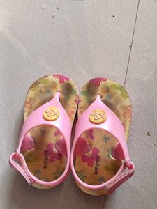 Baby Girls Pink Flip Flops