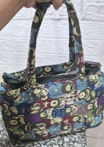 Cute Teddy Bear Pattern Tote Bag