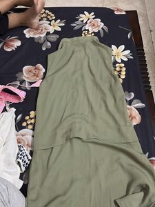 Olive Green  Dress