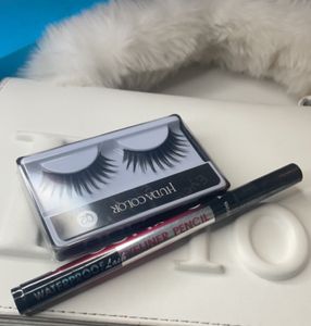 HUDA BEAUTY FAKE EYELASHES + LONGLASTING EYELINER