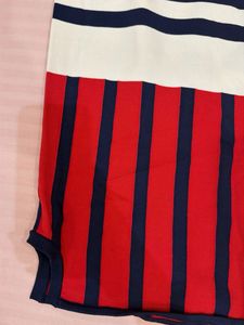 A line tommy hilfiger multi coloured midi skirt