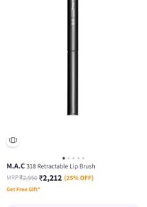 M.A.C Lip Brush With Free Spooly