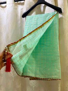 Designer Saree with Embellishments