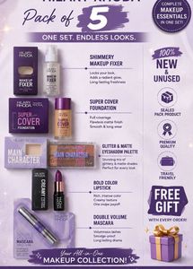 Complete Makeup Essentials Set Pack Of 5
