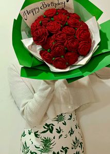 Crochet Rose Bouquet