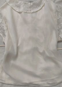 coquette embroidered top