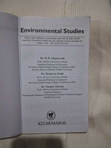 B.A political 3rd semester Environmental science