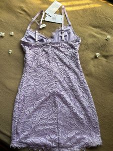 Savana Liliac Lace Dress