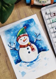 Beautiful Christmas Card ☃️❄️