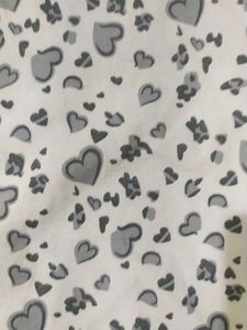 Cute Heart Print Kurta Set