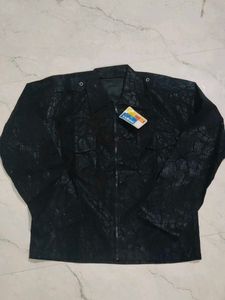 Stylish Textured Black Jacket