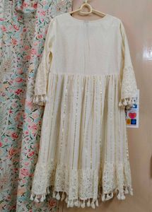 Pure Cotton Off White dress