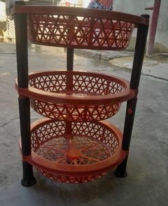 3-Tier Plastic Storage Rack